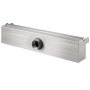 VEVOR Fuente Rectangular para Piscina Acero Inoxidable Cascadas para Piscinas 30 x 11,5 x 8 cm Fuente de Piscina Exterior Flujo de Agua con Tira LED de Colores de Jardín Patio Estanque