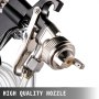 VEVOR Máquina de Pulverización de Alta Presión de 2 L, Pulverizador de Pintura con Tanque 1,8 mm, Pulverizador de presión para Recubrimientos a Base de Aceite con Manguera de 3 m para Automóvil