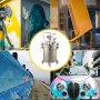Vevor Pintura Tanque De Presión 40 L Tanque De Pintura Automático Con Ruedas