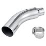 VEVOR Tubo de Escape con Pieza Angular, Entrada de 101,6 mm, Salida de 152 mm, Longitud Total de 584 mm, Tubo de Escape Curvado hacia Abajo con Abrazadera para Camiones, Sedanes, Deportivos y SUV