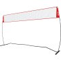 VEVOR Volleyball Net, Height-Adjustable Volleyball Net Set, 4.3 x 2.3-2.4 m, Portable Beach Volleyball Net, Foldable Volleyball Net with Volleyball & Carrying Bag, for Garden, Beach