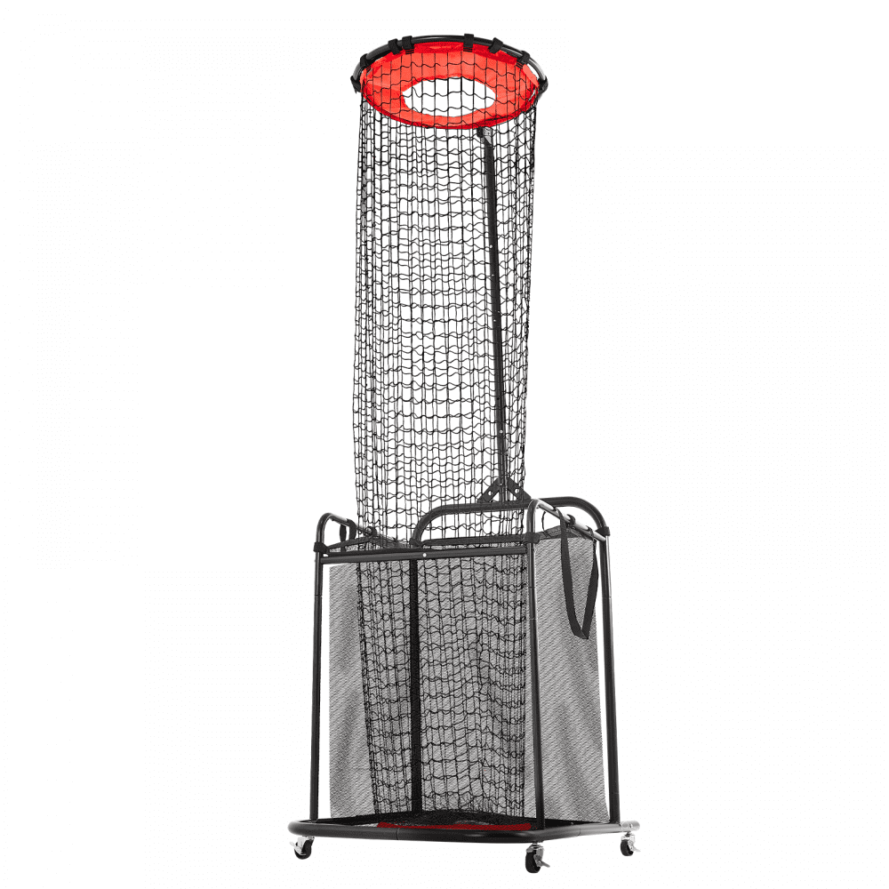 VEVOR Equipo de Entrenamiento Profesional para Colocador de Voleibol, con Ángulo y Altura Ajustables, con Carrito, 4 Ruedas y Bolsa de Transporte, para Interior y Exterior para Saques, Remates