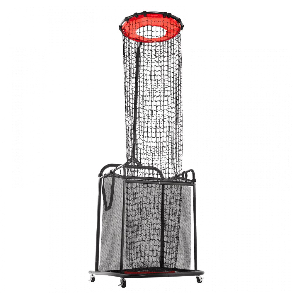 VEVOR Equipo de Entrenamiento Profesional para Colocador de Voleibol, con Ángulo y Altura Ajustables, con Carrito, 4 Ruedas y Bolsa de Transporte, para Interior y Exterior para Saques, Remates