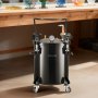VEVOR Heavy Duty Steel Pressure Pot, 20 L Heavy Duty Steel Pressure Pot Tank, Pressures Pots with Three Quick-Connect Couplers for Home Use, DIY, Art Creations, Large-Diameter Tanks