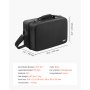 VEVOR Estuche de Transporte PS5, Bolsa de Viaje 395 x 190 x 250 mm para PlayStation 5 Slim EVA a Prueba de Golpes con Forro Interior Suave, Divisores Acolchados y Asa para Almacenamiento, Negro