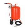 VEVOR Mobile Sandblaster 75.7 L Sandblasting System approx. 244 cm Working Hose Sandblaster 60-110 PSI Working Pressure ideal for removing rust, paint, stains and polishing large surfaces