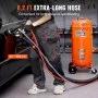 VEVOR 28-gallon vacuum sandblaster, dust-free sandblaster with built-in 1200W vacuum system for dust control and abrasive recirculation, 60-110 PSI high-performance blasting unit