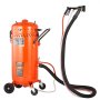 VEVOR 28-gallon vacuum sandblaster, dust-free sandblaster with built-in 1200W vacuum system for dust control and abrasive recirculation, 60-110 PSI high-performance blasting unit