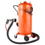 VEVOR 28-gallon vacuum sandblaster, dust-free sandblaster with built-in 1200W vacuum system for dust control and abrasive recirculation, 60-110 PSI high-performance blasting unit