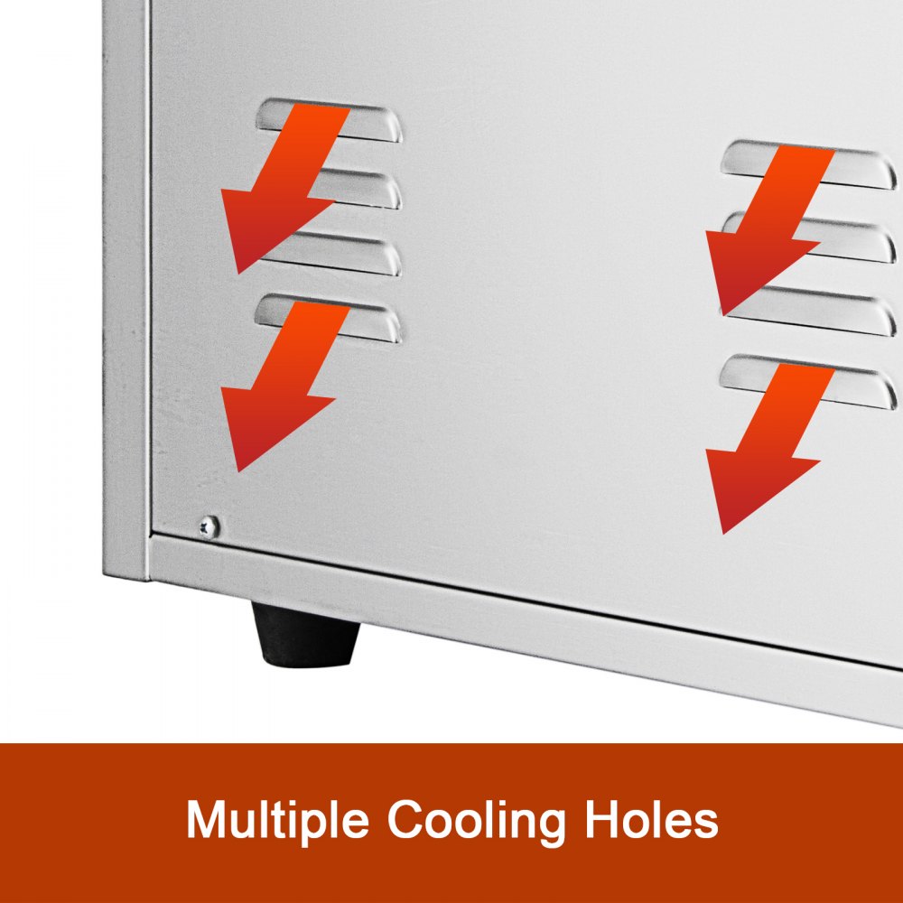 Horno De Pizza Electrico 2kw Pizzeria 1 Pizza acero Inoxidable