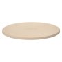 VEVOR Piedra para Hornear Pizza de 406 x 406 mm, Redonda de Cordierita, Extragrande con Raspador y Soporte, 17 mm de Grosor, Resistente al Calor, Ideal para Cocina, Horno, Pan, Pizza y Parrilla