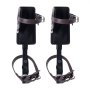 VEVOR Tree Climbing Spikes, 1 Pair Alloy Steel Climbing Spurs, 350lbs Load Capacity Tree Climbing Gear with Straps and Spike Protectors, Arborist Equipment for Climbers, Hunting, Fruit Picking, Brown