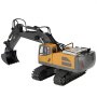 VEVOR Excavadora de Juguete con Control Remoto de Escala 1:20, Excavadora RC 11 Canales con Luces y Sonidos, Vehículos de Construcción Completamente Funcionales de Juguete con 2 Baterías para Niños
