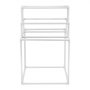 VEVOR Toallero Independiente de 8 Barras Toallero de Baño Blanco Toallero de PVC Carga de 10 kg Organizador de Servilletas Fácil de Montar Colgador de Toallas para Piscina Baño Spa Exterior Interior