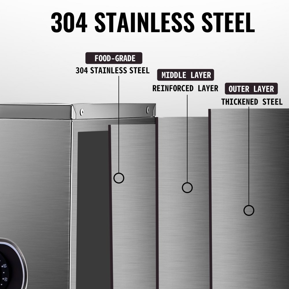 Vevor Baño María Industrial Con 3 Recipientes Baño De María Eléctrico 220v 1500w