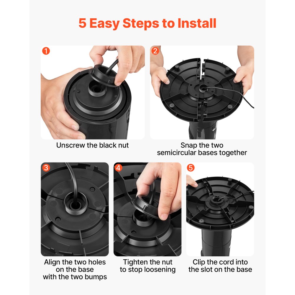 VEVOR Ventilador de Pie, 50° Oscilación, 43 dB, 3 Modos, 3 Velocidades, Ventilador de Torre 4,2 m/s con Temporizador 7,5h, Mando a Distancia, Flujo de Aire para Dormitorio Oficina Sala de Estar, Negro
