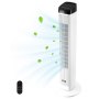 VEVOR Ventilador de Torre Oscilante de 70° Control Remoto φ 308 x 996 mm Blanco