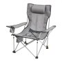 VEVOR Silla de Camping Reclinable 1530 x 830 x 730 mm Carga de 149,69 kg, Gris