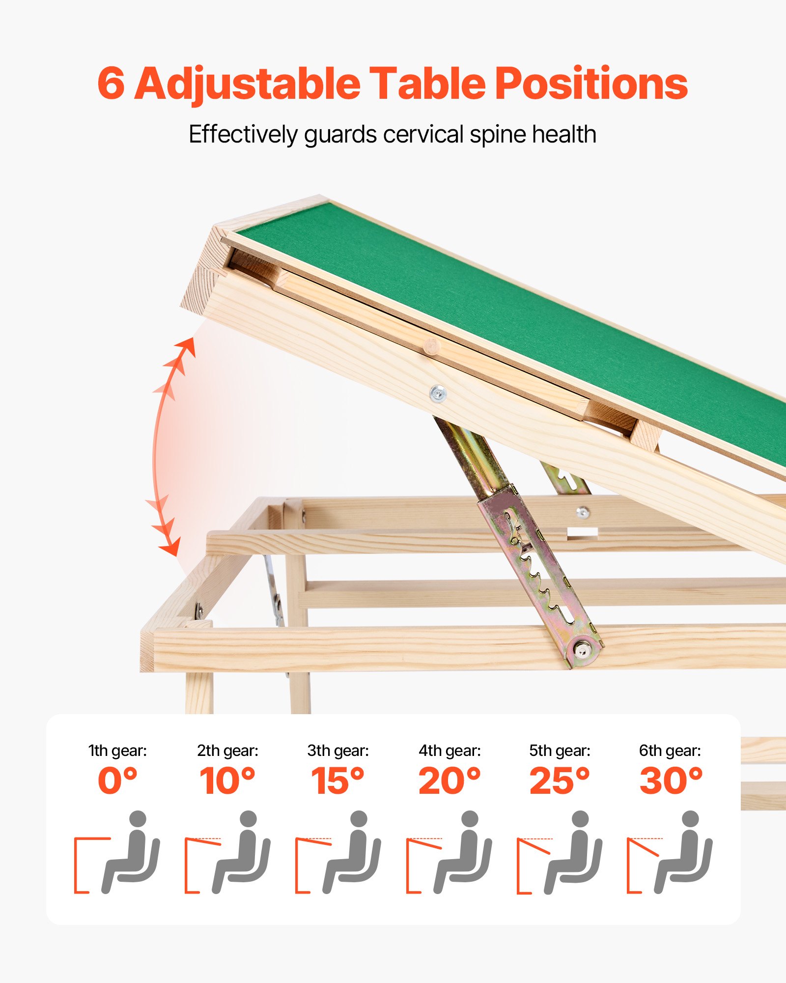 VEVOR Tablero de Rompecabezas 1500 uds con 4 Cajones, Tapa y Patas Plegables, Sistema de Almacenamiento Rompecabezas,  6 Niveles Ajustables, 890 x 660 x 60/405 mm, para Pasar Tiempo con Amigos