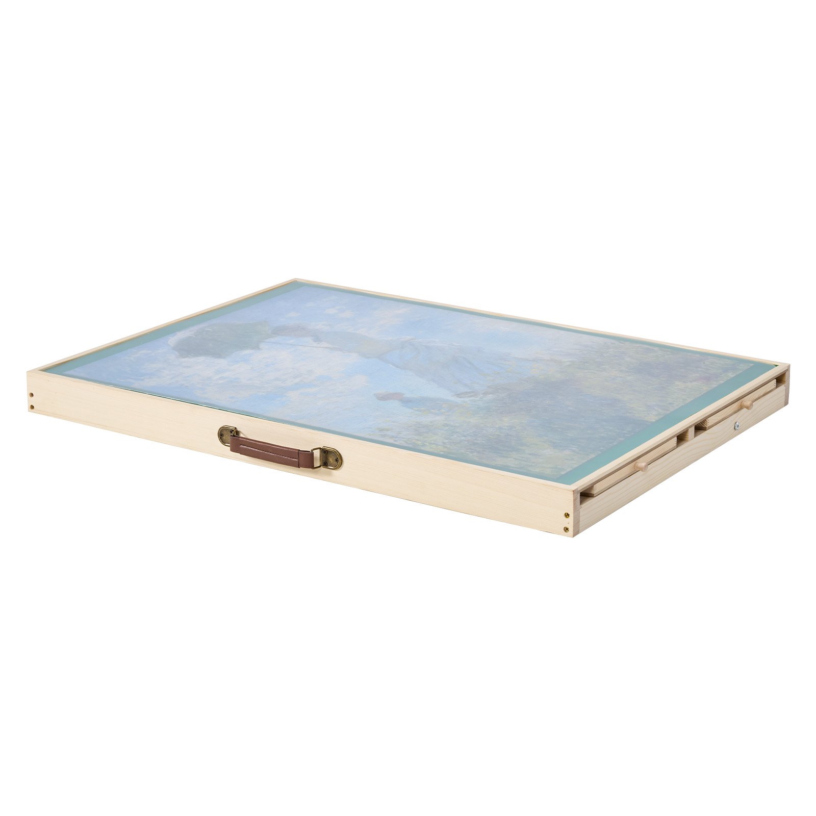 VEVOR Tablero de Rompecabezas 1500 uds con 4 Cajones, Tapa y Patas Plegables, Sistema de Almacenamiento Rompecabezas,  6 Niveles Ajustables, 890 x 660 x 60/405 mm, para Pasar Tiempo con Amigos