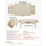 VEVOR Mesa para Rompecabezas para 1500 Piezas con Patas Plegables y 4 Cajones, para Adultos, Tablero para Puzzles de Madera, 86,8 x 62,8 cm, para Almacenamiento y Organización de Rompecabezas