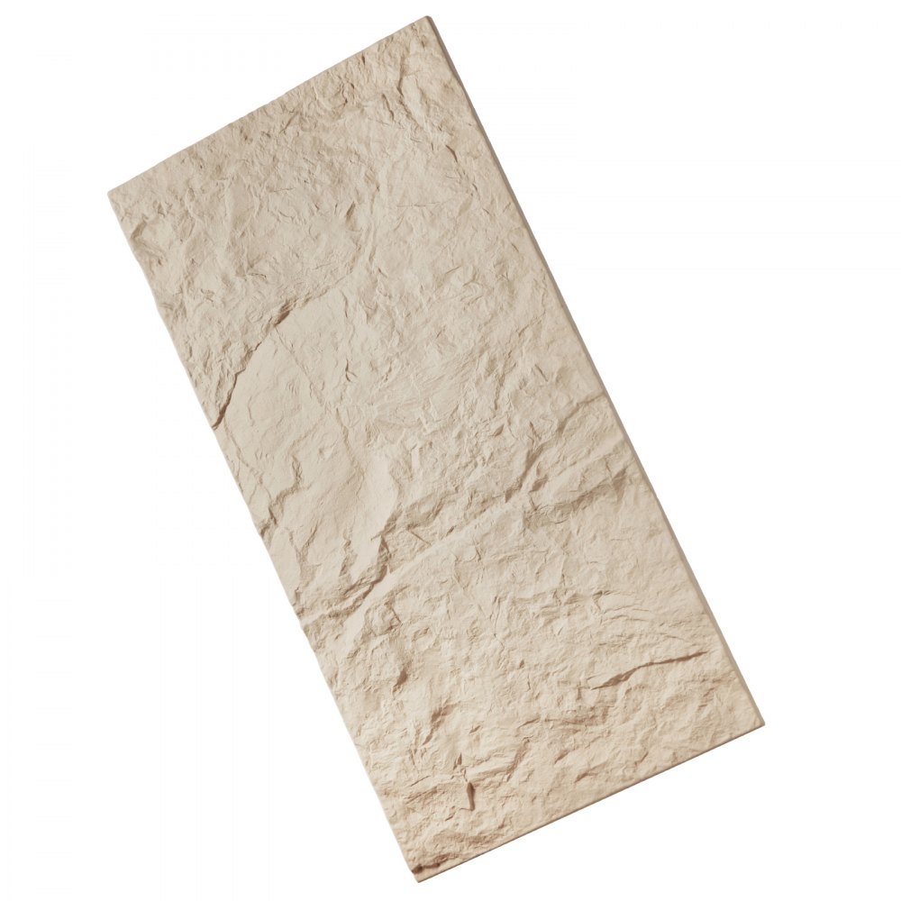 VEVOR Paneles de Pared 3D, Imitación de Piedra Natural de Poliuretano, con Cobertura de 2,97 m², para Techo, Dormitorio, Sala de Estar y Juegos, Color Amarillo Piedra, 4 uds, 1200 x 600 x 30 mm
