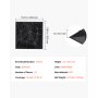 VEVOR Paneles de Pared 3D, 33 Baldosas de Diamante Minimalistas de Arte Moderno de PVC, con Acento de Cobertura de 2,97 m², para Techo, Dormitorio, Sala de Estar, Negro Mate, 300 x 300 x 25,1 mm