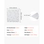 VEVOR 3D wall panels, set of 33, 30x30 cm PVC, modern minimalist wall covering, 2.97 m² coverage, wall decoration, interior design for ceilings, bedrooms, living rooms and playrooms, matte white
