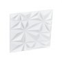 VEVOR 3D wall panels, set of 33, 30x30 cm PVC, modern minimalist wall covering, 2.97 m² coverage, wall decoration, interior design for ceilings, bedrooms, living rooms and playrooms, matte white