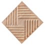 VEVOR 3D wall panels, set of 12, 150x50cm PVC wall cladding in a modern minimalist style, 2.97m² coverage, interior design for bedrooms, living rooms & playrooms, light wood color