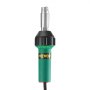 VEVOR Soldador de Aire Caliente para Plástico, 1600 W, Kit de Soldadura Plástico 7 Accesorios: 2 Boquillas y Punta de Soldadura Rápida, 1 Rodillo de Costura para Láminas de PP/PE/PVC, 330 x 95 x 56 mm