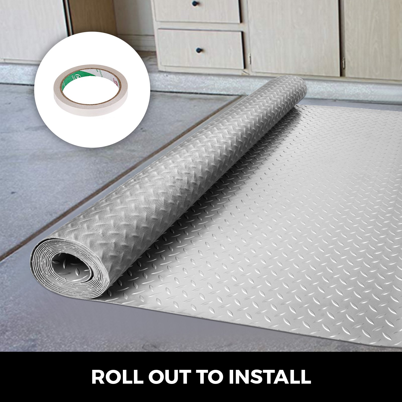 Alfombrilla Para Garaje De Pvc Revestimiento Cortable Antideslizante Ce Approved