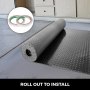 Alfombrilla para Garaje de PVC Antideslizante  de 2 Rollos 450x110cm Negra