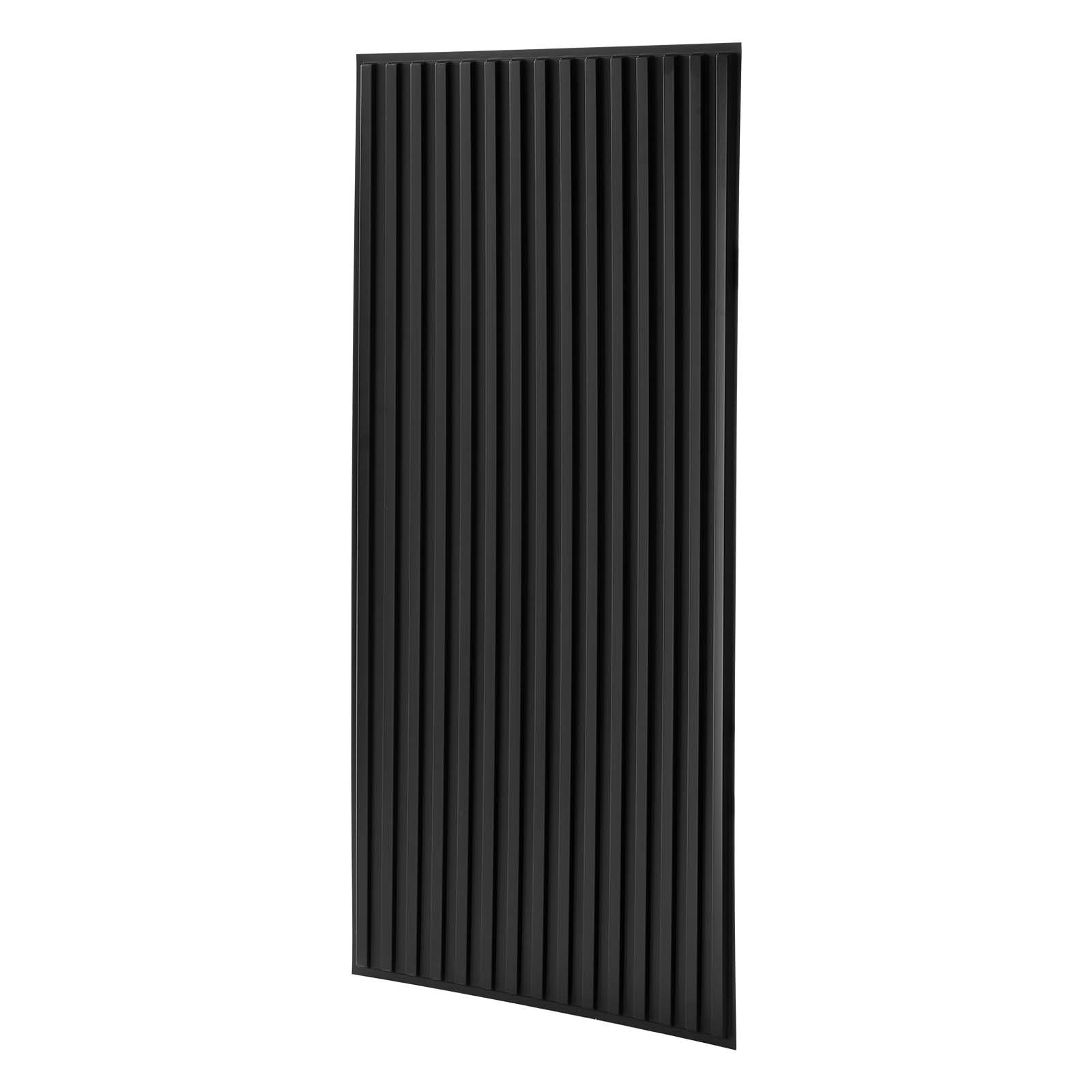 VEVOR Paneles de Techo de PVC 605 x 1215 mm 12 Piezas Negro, Placas de Techo, Baldosas Decorativas con Sistema de Rejilla, Diseño 3D, Resistentes al Agua Manchas, para Hogar, Baño, Oficina y Cocina