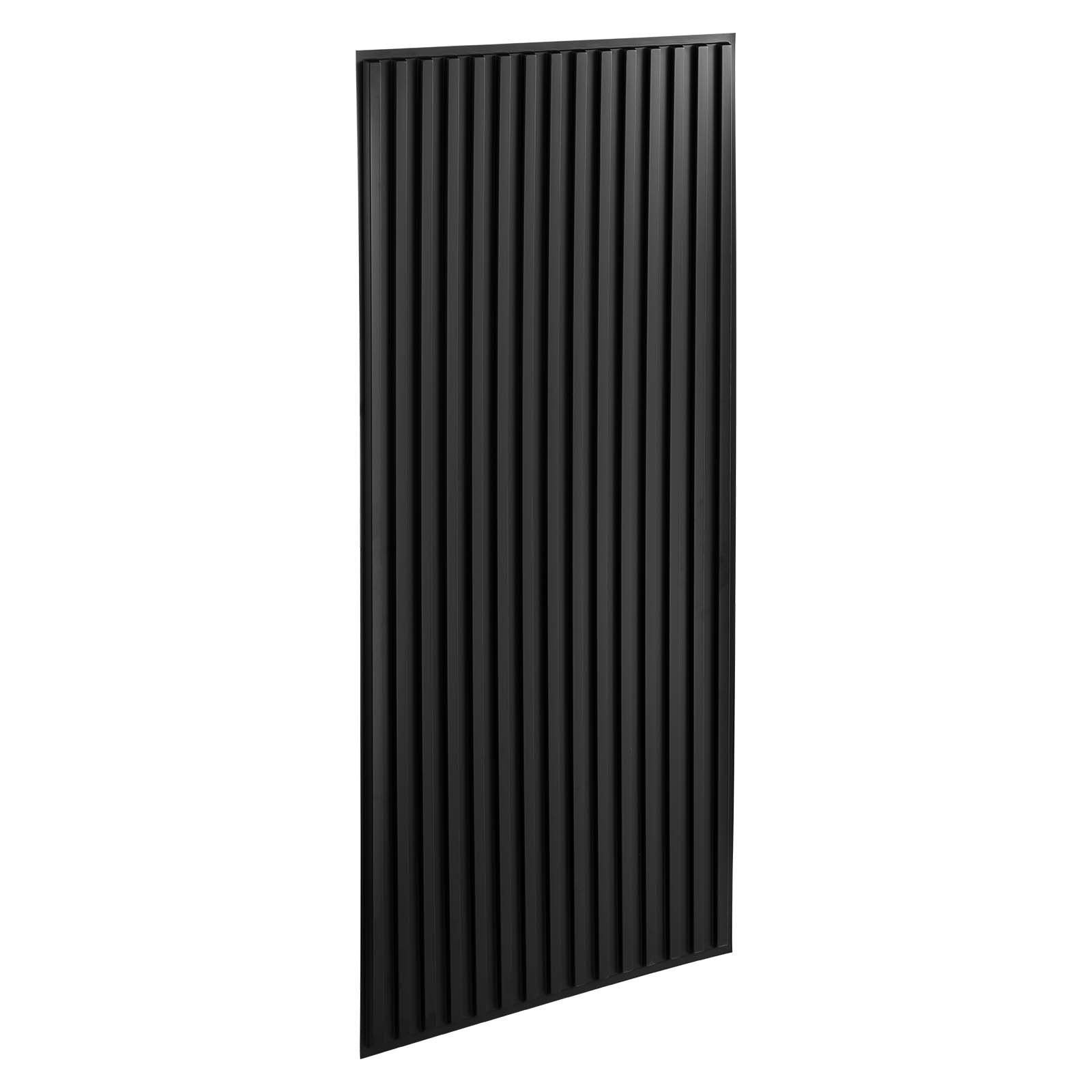 VEVOR Paneles de Techo de PVC 605 x 1215 mm 12 Piezas Negro, Placas de Techo, Baldosas Decorativas con Sistema de Rejilla, Diseño 3D, Resistentes al Agua Manchas, para Hogar, Baño, Oficina y Cocina