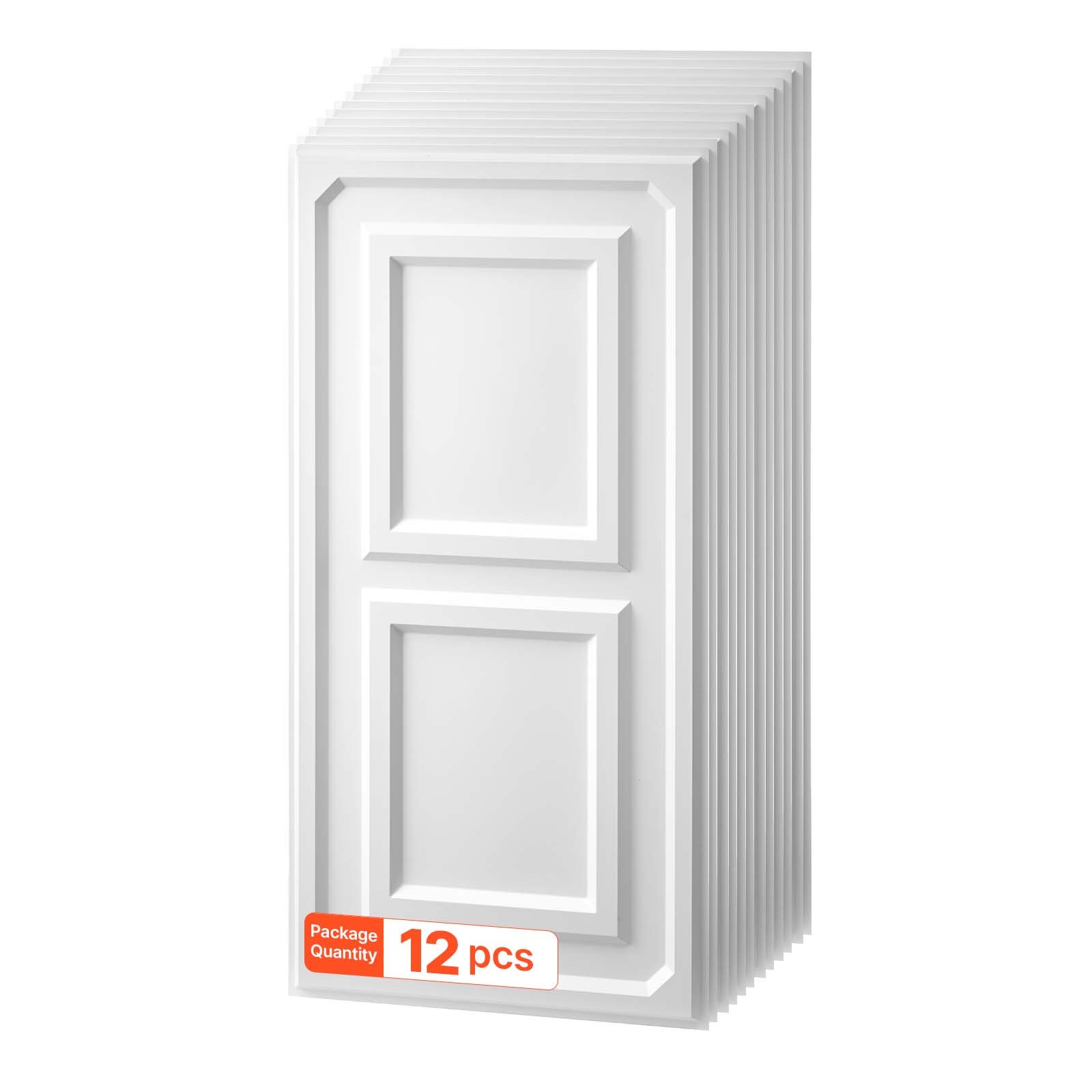 VEVOR Paneles de Techo de PVC 605 x 1215 mm 12 Piezas, Placas de Techo, Baldosas Decorativas con Sistema de Rejilla, Diseño 3D, Resistentes al Agua y a las Manchas, para Hogar, Baño, Oficina y Cocina