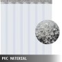 Vevor Cortina De Pvc Para Puerta, Impermeable Transparente Pvc 1,75x3 M 7 Tiras