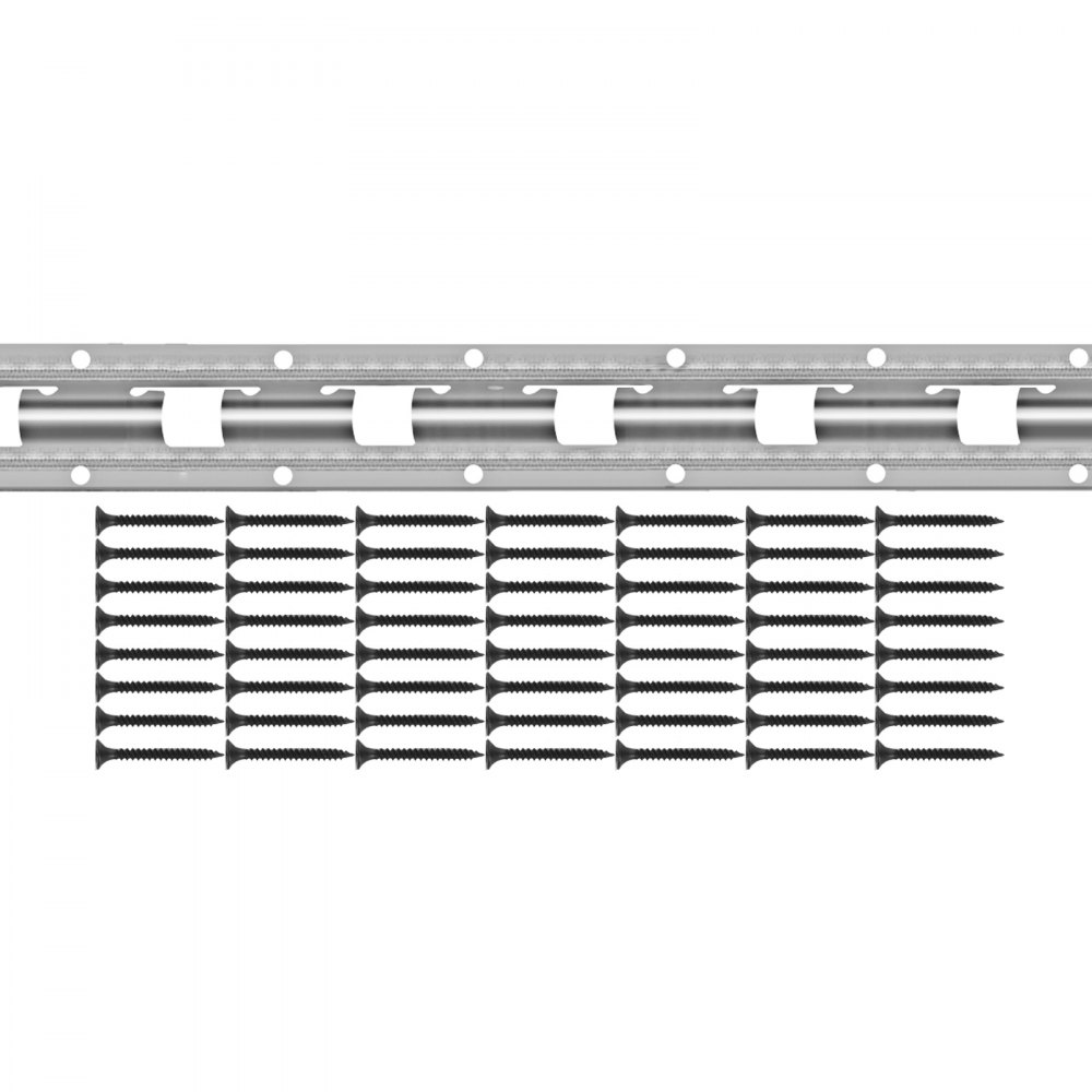 15pcs Cortina De Láminas De Pvc Transparente Cortinas De Tiras 200mmx2mmx2.5m