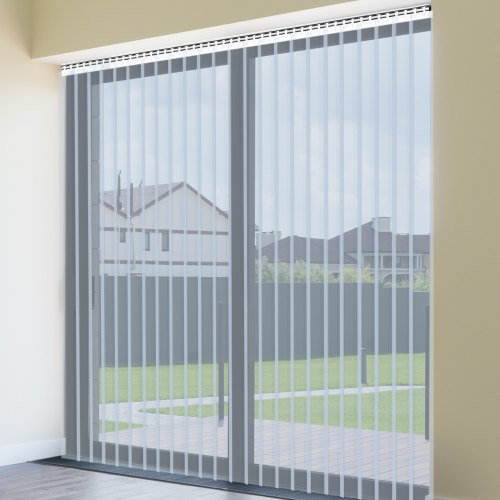 VEVOR Cortina para Puerta de PVC 50m Cortina Transparente Rollos de Tiras de PVC Tiras PVC Transparente Cortina de fleje 200mm x 2mm