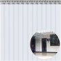 Vevor Cortina De Pvc Para Puerta, Impermeable, Transparente Pvc 2x2 M 13 Tiras