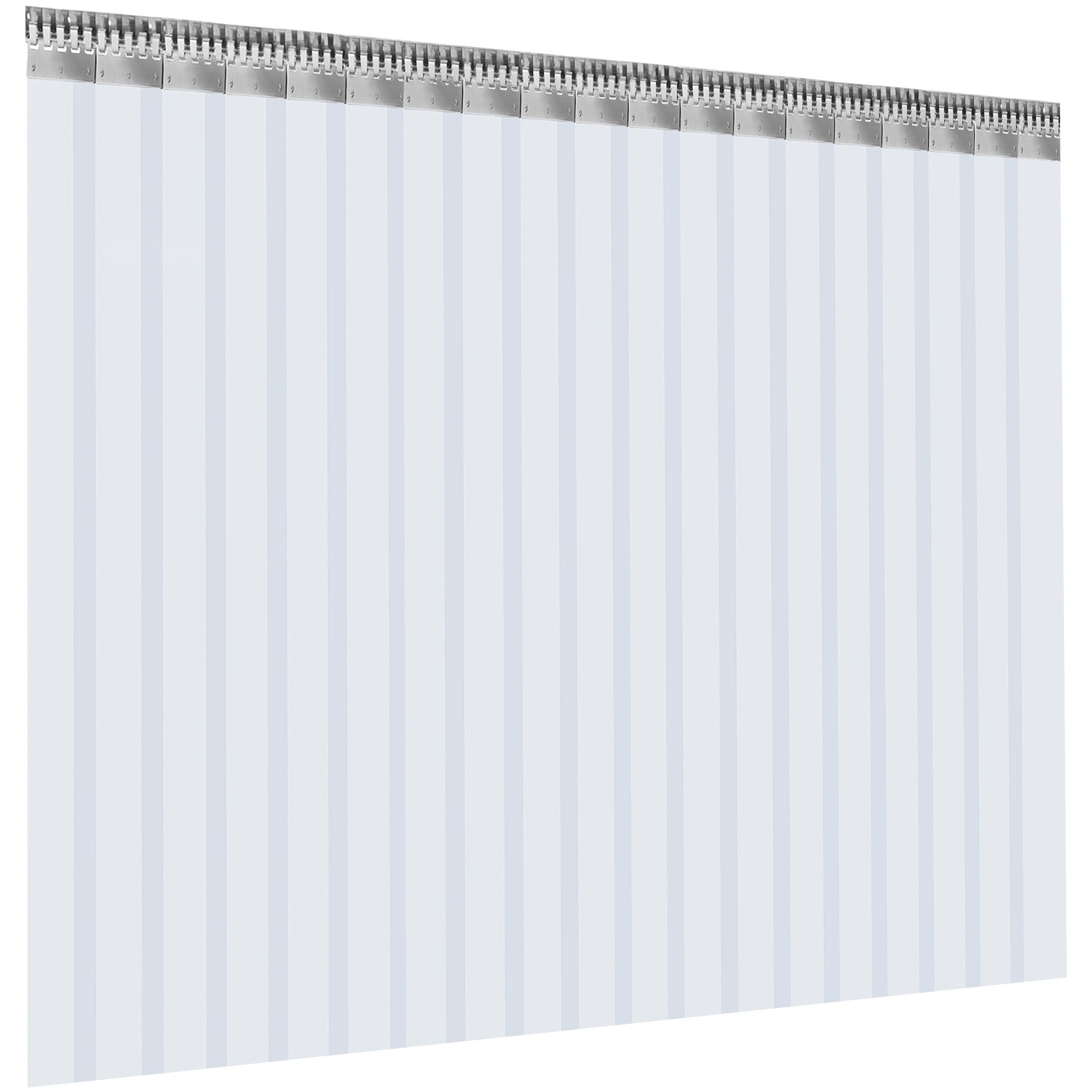 Vevor Cortina Pvc Exterior Cortinas de Tiras Cortina De Pvc Para Puerta Impermeable Transparente Pvc 3x2,75 M 19 Tiras