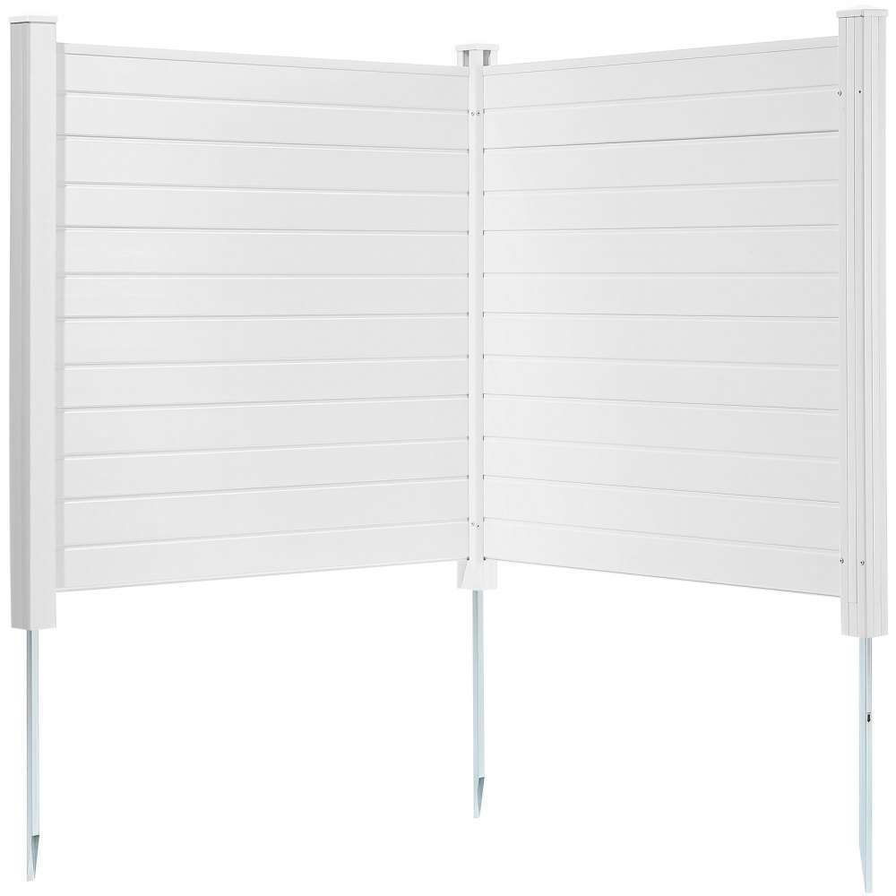 VEVOR Paneles de Valla de Privacidad de Vinilo 1270x1270mm Cerca de Equipo de Piscina Cerca de Privacidad de Vinilo Horizontal para Encerrar Botes de Basura, Unidades de Aire Acondicionado (2 Paneles)