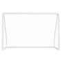 VEVOR Soccer Goal 3 x 2 m PVC Soccer Goal for Backyard with PE Net, Portable & Weatherproof Set, with PE Net, Target, Ground Stake, Cones, for Kids & Adults Outdoor Backyard Practice Training