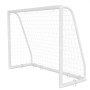 VEVOR Soccer Goal 2.44 x 1.82 m PVC Soccer Goal for Backyard with PE Net, Portable Weatherproof Set, with High-Strength Net, Target, Cones, for Youth Kids & Adults Outdoor Backyard Practice Training