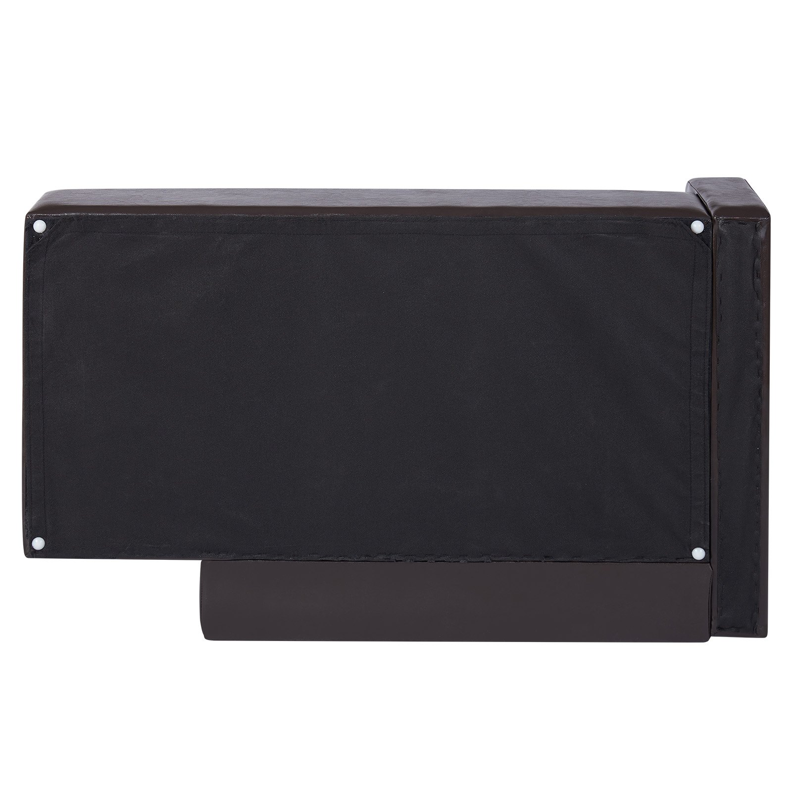 VEVOR Sofá para Mascotas, Sofá para Perros y Gatos de Gran Tamaño, Sofá Cama de Cuero Suave para Perros, Sofá para Gatos de Carga de 50 kg, 101 x 58,5 x 33,5 cm, Negro, Peso de Sofá de 12,2 kg