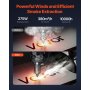 VEVOR Extractor de Humos de Soldadura 275 W sin Escobillas con Filtros 4 Etapas