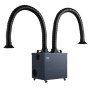 VEVOR Extractor de Humos de Soldadura 275 W con Mangueras Dobles Absorbedor de Humo de Soldadura 380 m³/h sin Escobillas con Filtros de 4 Etapas y 10 Velocidades para Soldadura, Grabado Láser