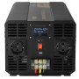 VEVOR Inversor de Onda Sinusoidal Pura, 5000 Vatios, Inversor de Corriente, Inversor de CC de 12 V a CA de 230 V para Automóvil con Puerto USB y Control Remoto, Convertidor de Energía para Sistema Solar de Automóvil, RV, Camión, Viajes y Campamentos