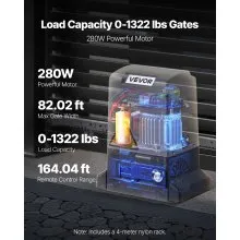 VEVOR Abridor de Puerta Corrediza Eléctrico 280 W con Sensor Infrarrojo 10 m/min