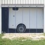 VEVOR Cortina Pvc Exterior Cortina de Tiras 97x213,4 cm Cortina de Puerta de Pvc Transparente 6 Tiras de Plástico Soporte Resistente -20°C​ ~ 60°C​